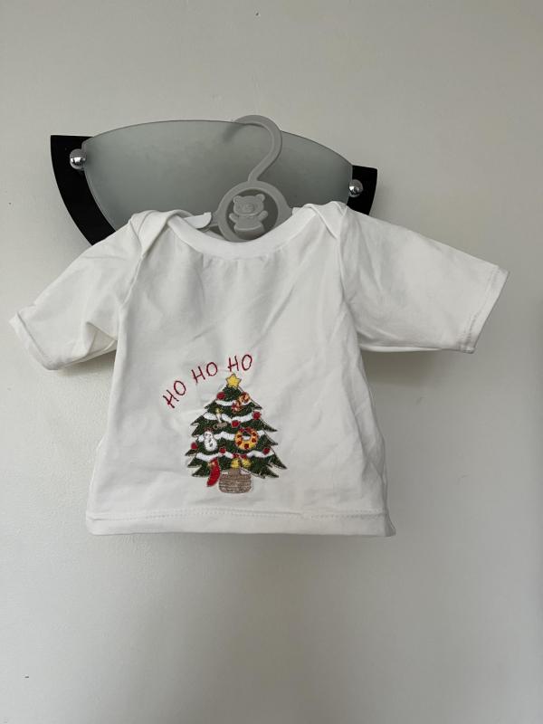 tshirt bébé brodé noël